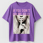 Urbntees If You Don't Pay My Bills Don't Talk To Me Funny Graphic Pure Cotton T-Shirt