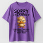Urbntees Sorry I'm Cranky Terrible 60s Right Now Angry Duck Funny Organic Cotton Unisex T-Shirt