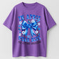 Urbntees In April We Wear Blue Autism Awareness Puzzle Bow Pure Cotton T-Shirt