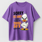 Urbntees Sorry I'm Cranky Terrible 60s Duck Funny Organic Cotton Unisex T-Shirt