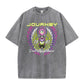 Journey Don't Stop Believin' Print Round Neck Graphic Tee
