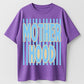 Urbntees Motherhood Bold Striped Retro Organic Cotton Unisex T-Shirt