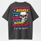 100% Cotton Skull Attitude Graphic T-Shirt