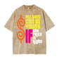 Heavyweight Men's 100 Cotton Plus Size T Shirt Featuring Vibrant Retro "All This Can Be Yours If The Price Is Right" Graphic Print Casual Round Neck Short Sleeve Tee for Casual Wear and Themed Events
