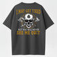 I May Get Tired But You Will Never See Me Quit Skull Print Men's T-Shirt