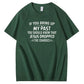 Bring Up My Past  You Should Know That Jesus Dropped The Charges Simple Style  Pattern Print Crew Neck T-Shirt