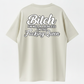 Women's I’m Not a Princess I’m the F*cking Queen Bold Slogan Cotton Blend Sports Tee