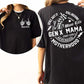 Double-Sided Gen X MAMA T-Shirt, Born in the 70s Shirt, Generation X Skull Sweatshirt for Birthday Gift