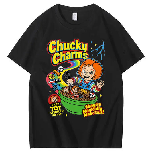 Chucky Charms Halloween 100% Cotton T-Shirt