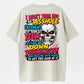100% Cotton Skull Attitude Graphic T-Shirt