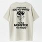 I'm Not The Hero You Wanted I'm The Monster You Needed Skull Print Men's T-Shirt
