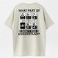 Funny Car Guy Shirt – What Part Of Don’t You Understand Gear Shift Graphic Tee