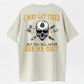 I May Get Tired But You Will Never See Me Quit Skull Print Men's T-Shirt