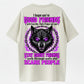 Vintage Dark Wolf Graphic Tee for Men & Women – Funny Friendship Quote Shirt, Ghost Theme Casual 100% Cotton T-Shirt
