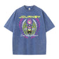 Journey Don't Stop Believin' Print Round Neck Graphic Tee