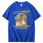 Jesus Sacrifice  Hislong  Weekend  For Your Sins Pattern Print Crew Neck T-Shirt