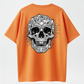 Men's Sparkling Diamond Skull Graphic T-Shirt – Gothic Punk Short Sleeve Tee