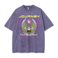 Journey Don't Stop Believin' Print Round Neck Graphic Tee