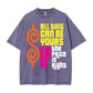 Heavyweight Men's 100 Cotton Plus Size T Shirt Featuring Vibrant Retro "All This Can Be Yours If The Price Is Right" Graphic Print Casual Round Neck Short Sleeve Tee for Casual Wear and Themed Events