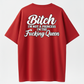Women's I’m Not a Princess I’m the F*cking Queen Bold Slogan Cotton Blend Sports Tee
