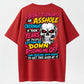 100% Cotton Skull Attitude Graphic T-Shirt
