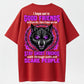 Vintage Dark Wolf Graphic Tee for Men & Women – Funny Friendship Quote Shirt, Ghost Theme Casual 100% Cotton T-Shirt