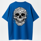 Men's Sparkling Diamond Skull Graphic T-Shirt – Gothic Punk Short Sleeve Tee