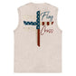 Stand For The Flag Kneel For The Cross Ærmeløse Tanktops med 4. juli-print og vasket bomuld