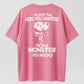 I'm Not The Hero You Wanted I'm The Monster You Needed Skull Print Men's T-Shirt