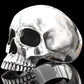 Gothic Skull Sterling Silver Ring