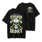 Vintage Skull I Can Fix Stupid But It's Gonna Hurt T-Shirt (Custom Year 1969-1980) - 100% Cotton