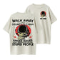 Vintage Skull Walk Away I Am A Grumpy Old Man T-Shirt (Custom Year 1969-1980) - 100% Cotton