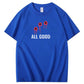All Good Funny Pattern100% Cotton T-Shirt