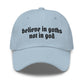 Believe in Goths Not in God hat