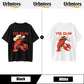Urbntees Yee Claw Funny Crawfish Cowboy Graphic Pure Cotton T-Shirt