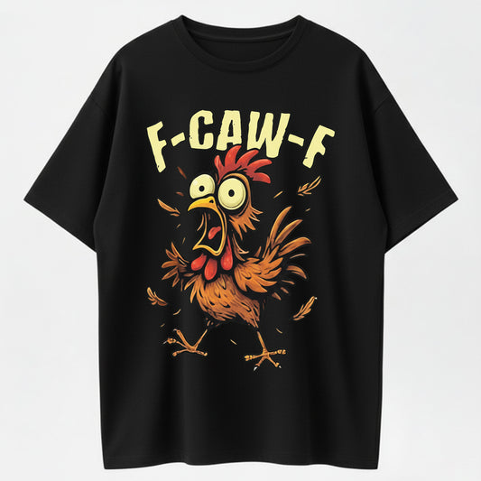 Runaway Chicken F-CAW-F Screaming Graphic Tee