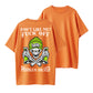 Urbntees Don't Like Me Fuck Off Problem Solved Green Beanie Skull Graphic Tee
