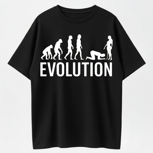 Relationship Humor EVOLUTION Parody T-Shirt