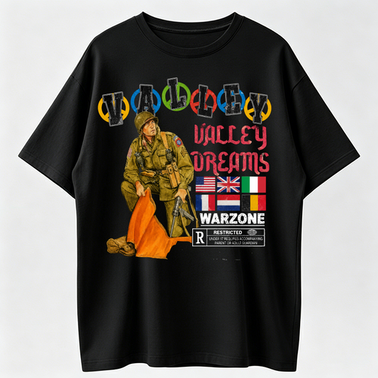 Vintage Military History Graphic T-Shirt