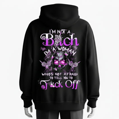 Pastel Gothic Skull Hoodie – Dark Street Style