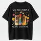 Raised Hand Print Imagine Lyrics Tee
