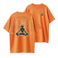 Vintage Distressed Meditating Skeleton T-shirt | Everything's Fine Gothic Casual Graphic Tee