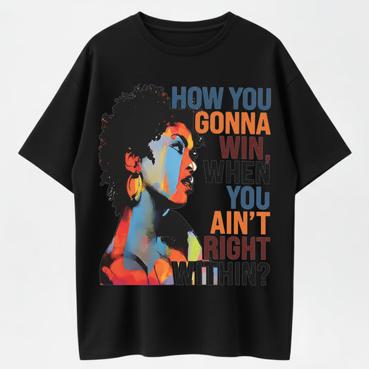 Color Splash Woman Portrait Art Street Style T-Shirt
