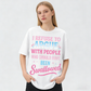 Urbntees I Refuse to Argue With People Who Should've Been Swallowed Funny Organic Cotton Unisex T-Shirt