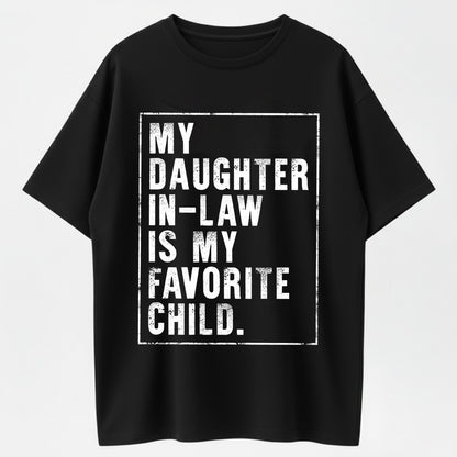 Daughter-in-Law Shirt, Comfort Colors Dad Tee, Funny Father-in-Law Gift, Perfect Father’s Day Present from Daughter-in-Law