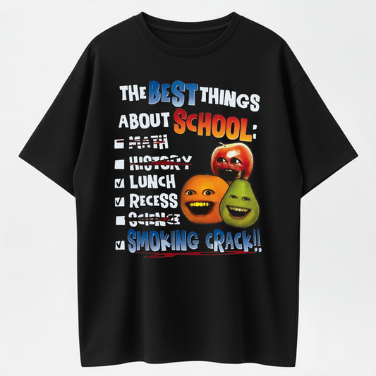 The Best Things About School Lunch Recess And Good Times Funny T-Shirt