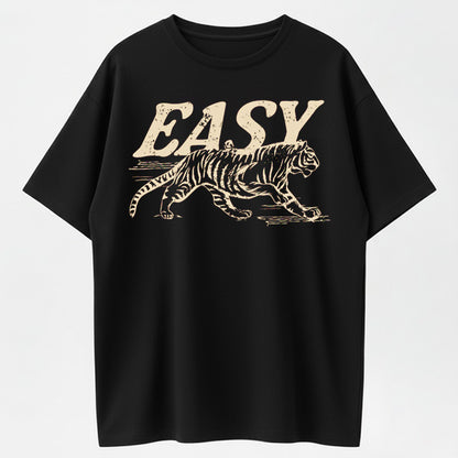 Urbntees Easy Tiger Vintage Style Organic Cotton Unisex T-Shirt