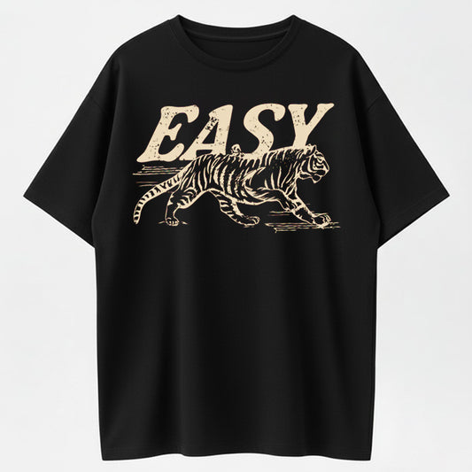 Urbntees Easy Tiger Vintage Style Organic Cotton Unisex T-Shirt