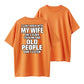 Funny Wife Humor T-Shirt She's Older Than Me Husband Graphic Tee