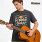 Urbntees Hippie Soul Peace Flower Boho Vibes Organic Cotton Unisex T-Shirt